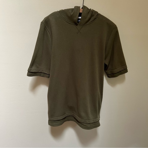 Elwood ~ Boy’s Long Line Terry Short Sleeve Hoodie Shirt in size XL - Picture 9 of 9